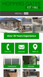 Mobile Screenshot of hoppersgates.com.au